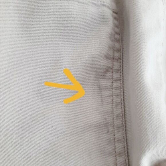 OLD NAVY | Utility Pull-On Elastic Waist Casual Crop Pants Beige Sz XL Flawed - Picture 11 of 12